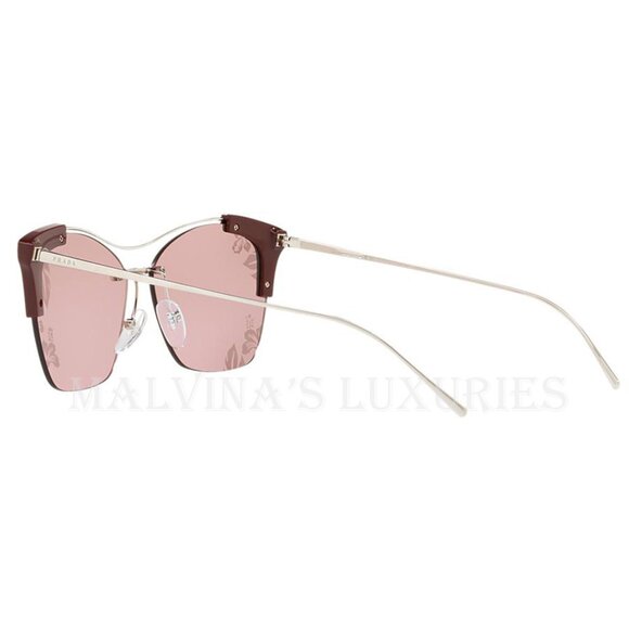 PRADA SUNGLASSES SPR21U 57 TAMPO IBISCUS LENS LIGHT VIOLET BORDEAUX BUTTERFLY main image 7